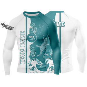 Rash Guard personnalisé Rash Guard de marque privée dans le meilleur matériau Rash Guard à faible quantité minimale de commande - Product Image 6