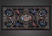 Nouveau design de luxe personnalisé rectangulaire 8 places pierre métallique tables à manger italiennes modernes tables à manger de luxe en marbre