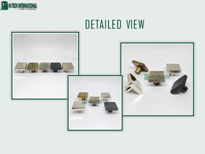 Perillas cuadradas de latón macizo para armario, nuevo acabado personalizado, pulido antiguo, níquel negro, tirador de cajón, Hardware, gran oferta - Product Image 6