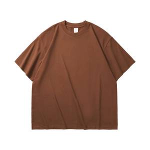 เสื้อยืดแขนสั้นเปิดไหล่ของผู้ชายพิมพ์ลายเฮฟวี่เวทเสื้อผ้าพลัสไซส์ออกแบบได้ตามต้องการ - Product Image 5