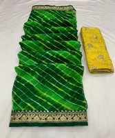 Look le plus magnifique Vhichitra soie lourde broderie travail Saree avec chemisier pièce femmes indiennes portent Sari pas cher prix en gros vêtement