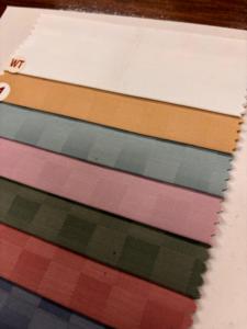 Tela de camisa Dobby de satén de poliéster de primera calidad Patrón teñido de hilo de tacto suave para bodas y niños/niñas - Product Image 2