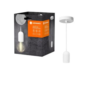 Lampada a sospensione in gesso bianco 1xE27 Plaster 1906 (Ledvance 092640) - Product Image 2