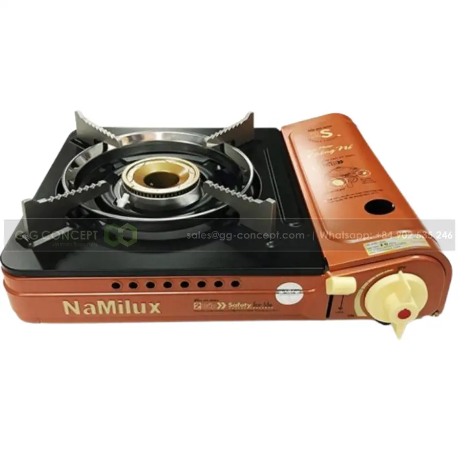 High-Class Travel Gas Stove Namilux 194PF - Genuine Luxury Goods Save Gas, Light Colors, Easy To Choose