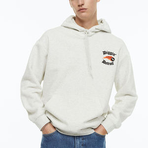 Sweat-shirt personnalisé uni de haute qualité sweat à capuche unisexe vierge vêtements de sport pulls à capuche pour hommes - Product Image 6