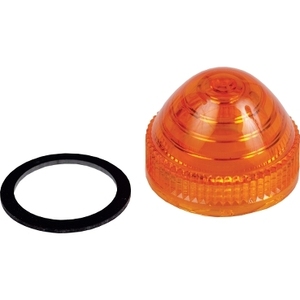 Per SCHNEIDER ELECTRIC 9001A9 Coperchio Lente a Cupola in Plastica da 30mm Ambra - Nema 1/2/3/3R/4/4X/12/13 IP66 per Strumenti Elettronici - Product Image 1