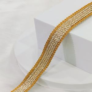 Diseñador Jharkhand hecho a mano diamante encaje borde Boutique trajes bordado decoración para ropa nupcial Sarees - Product Image 3