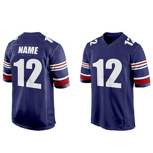 Nueva camiseta de fútbol americano con estampado de ropa de calle, camiseta de fútbol de moda, diseño bordado, camiseta de fútbol de malla para equipo nacional - Product Image 1