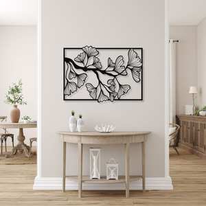 Forme de branche de feuille d'art mural moderne et léger en métal décoratif pour le mariage à la maison durable et facile à accrocher pour les occasions du ramadan - Product Image 6