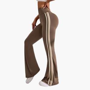 Leggings de sport pour femmes en gros personnalisés, tissu doux, taille haute, contrôle du ventre, pantalon de yoga pour la salle de sport - Product Image 1