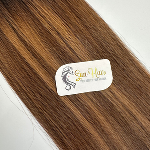 Sun Hair Company Ombre Piano Color Sutil Resalte Trama Paquetes de cabello Doble dibujado Cabello virgen Extensiones humanas vietnamitas Tejido - Product Image 2