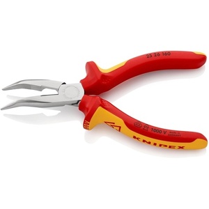 Pince à pêche à bec plat KNIPEX 160 mm avec poignées multi-composants VDE inclinées à 40° - Product Image 4