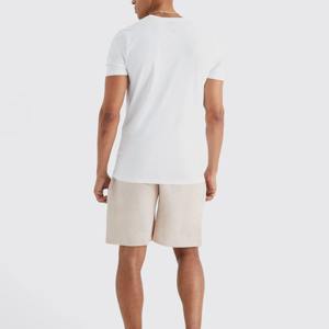 Pantalones cortos para correr de algodón de secado rápido para hombre, pantalones cortos deportivos personalizables de malla atlética de compresión transpirable con patrón sólido - Product Image 4