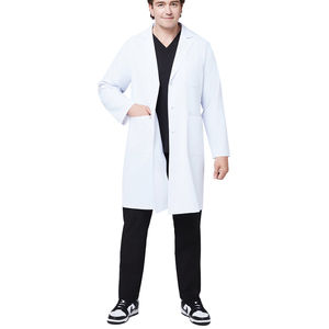 Vêtements de médecin et d'infirmière pour hommes uniformes d'hôpital blouse de laboratoire blanche en gros blouse de laboratoire blanche en coton de haute qualité - Product Image 5
