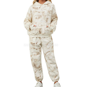 Survêtement personnalisé de haute qualité pour femmes grande taille à capuche 100% coton Design unique quantité minimale de commande bas - Product Image 1