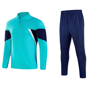 OEM Sports Hommes Sweat-shirt Maillots de Football Sports Jogging Top Vestes Half Soccer Training Tracksuit Avec Pantalon - Product Image 2