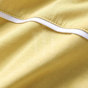 Última camiseta de moda para hombre con logotipo impreso personalizado, ropa de calle con ribete de contraste, 100% algodón, nuevo diseño - Product Image 4