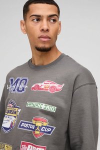 Venta al por mayor 500gsm 100% sudadera de algodón para niños y niñas de cuello redondo con estampado de invierno bordado - Product Image 5