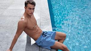 Shorts de bain tendance pour hommes, respirants, avec logo personnalisé, imperméables et à séchage rapide, pour la plage et le surf, OEM - Product Image 4