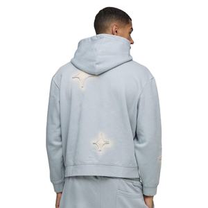 Sweats à capuche vintage en détresse lavés à l'acide sur mesure 100% coton Design de base pour la vente d'hiver Logo de broderie - Product Image 2