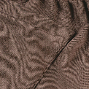 Vente en gros Short de gymnastique d'été taille haute pour femmes Short de jogging délavé à l'acide 100% coton éponge française en plusieurs couleurs - Product Image 4