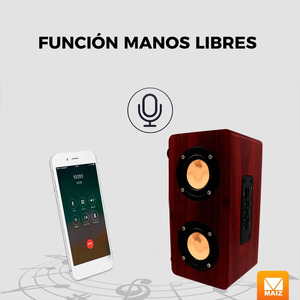 Bluetooth Speaker <b>Radio</b> Vintage Retro Portable Rechargeable - Assorted Colors - Product Image 5
