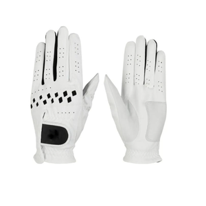 Direct usine couleurs personnalisées logo personnalisé doux respirant Cabretta cuir gant de golf hommes femmes main gauche gant de golf - Product Image 3