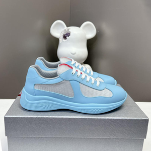 Chaussures de sport de haute qualité pour femmes et hommes, baskets de créateur en cuir véritable à lacets, talon moyen, chaussures décontractées avec boîte - Product Image 5