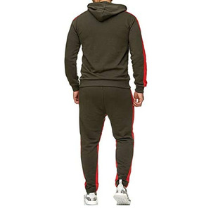 Trending Cotton <b>Polyester</b> <b>Tracksuit</b> With Hood And Drawstrings For Men 2026 / Full Sleeves OEM Service Wholesale Rate Casual Wear - Product Image 5