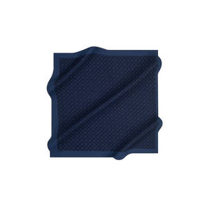 ผ้าพันคอ Elegance Monogram สีกรมท่า 100x100 ซม. ใช้ได้ทั้งผ้าโพกศีรษะและผ้าพันคอ - Product Image 1