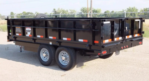 Premium Quality 4-Wheel 8 Ton Hydraulic Tipping Dump Trailer 7 x 14 FT Heavy Duty Dump Trailer for Sale | Farm Trailer - Product Image 2
