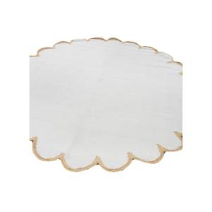 Alfombras de Lana Tejida Plana Alhambra Color Marfil, Estilo Kilim, para Decoración del Hogar, Sala de Estar, Pasillo, Tamaño 9x12, ADWL-13198 - Product Image 2