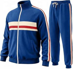 Fournisseur de survêtements de sport personnalisés en gros pour le printemps, à faible MOQ, coupe régulière, confortables, vestes unies ou imprimées - Product Image 1