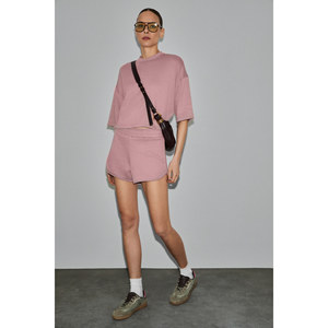 Shorts décontractés pour femmes GRIMELANGE PETAL en tissu extensible à taille élastique - Product Image 2