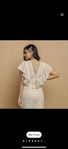 Palazzos เสื้อโค้ทออร์ดสำหรับผู้หญิงชุดผ้าซาตินแบบลำลองคอวีลึกกางเกงครอปยาวถึงข้อเท้าพร้อมเชือกผ่าข้าง - Product Image 2