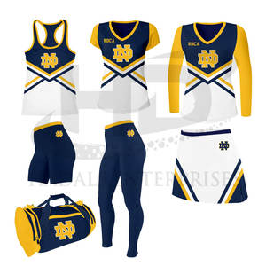 Uniforme de pom-pom girl léger de couleur unie uniforme de pom-pom girl de conception unique à faible quantité minimale de commande pour femmes - Product Image 1