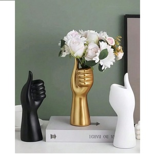 Design personnalisé fait à la main idéal pour la décoration intérieure Vase végétal en or et vase à fleurs fait à la main Meilleur décor intérieur et design fait à la main - Product Image 6