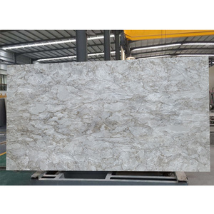 Nhà máy tùy chỉnh cao cấp nhân tạo Quartz đá slab calacatta grey thạch anh Countertop cho nhà bếp tường bảng Bảng Top worktop - Product Image 4