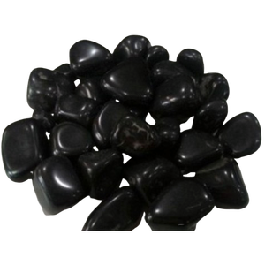 Pierre de galets polie noire Cobble de rivière naturel Pavé écologique pour la décoration extérieure - Product Image 1