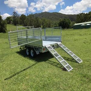 CE Approved 7CX 15 Farm Dump <b>Tractor</b> <b>Trailer</b> Light Duty Walking Construction <b>Trailer</b> Economical Option New Used High France - Product Image 2