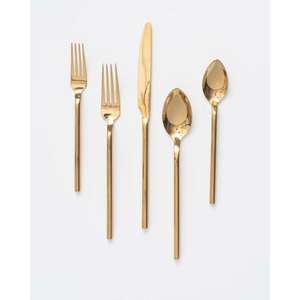 Couverts en laiton fini antique conçus pour rehausser le décor de table avec un savoir-faire supérieur au meilleur prix - Product Image 2