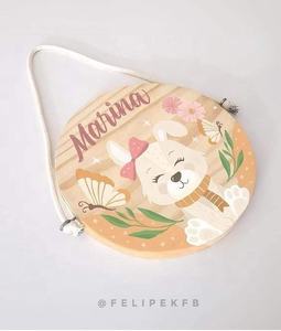 ป้ายแขวนประตูไม้ศิลปะพื้นบ้านทำด้วยมือลายพิมพ์ยูวีสร้างสรรค์ไม้อัดตกแต่งห้องพร้อมกล่องของขวัญรวมอยู่ด้วย - Product Image 2