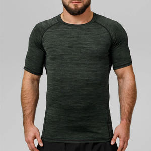 T-shirt MMA Rashguard personnalisé pour hommes, séchage rapide, demi-manches, compression, haut de fitness, design respirant pour une utilisation active - Product Image 1