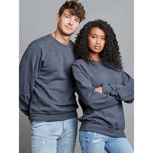 Factory Price Blank Crewneck Sweatshirt <b>Black</b> Cotton Unisex Pullover <b>Long</b> <b>Sleeve</b> Casual <b>Top</b> for OEM Orders - Product Image 4