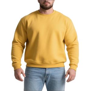 Sudadera de cuello redondo personalizada de alta calidad para hombres y mujeres Algodón Poliéster Patrón sólido Buena calidad con impresión de descarga - Product Image 3