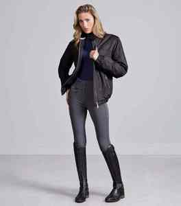 Chaqueta de equitación para mujer, de invierno, transpirable, de material elástico, cálida, cómoda, duradera, ropa ecuestre, logotipo personalizado, para damas - Product Image 2