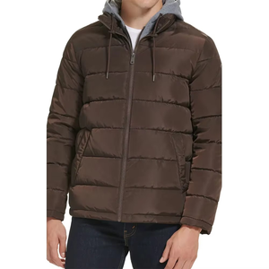 Chaqueta de Invierno con Capucha para Hombre 2026, Cortavientos, Cómoda, Transpirable, Diseño Frontal, Estilo Urbano - Product Image 5