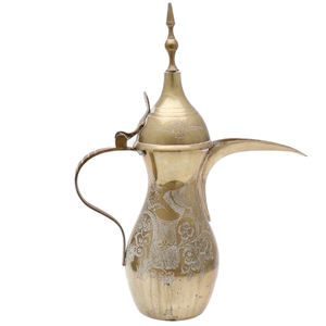 Dallah หม้อชากาแฟทำจากทองเหลืองพร้อมถ้วยชากาแฟ - Product Image 4