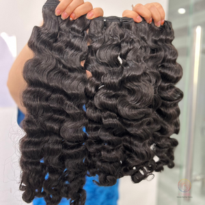 ช่อผมลอนแบบหลวมสีธรรมชาติ # A27เวฟ20นิ้วสำหรับผู้บริจาคคนเดียว - Product Image 2