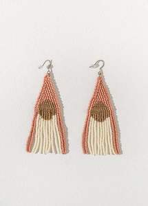 Pendientes bordados con cuentas Pendientes de cuentas bordados Pendientes bordados con cuentas hechos a mano Personalizar completamente - Product Image 4